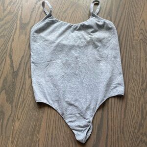 Heather grey Auden body suit
